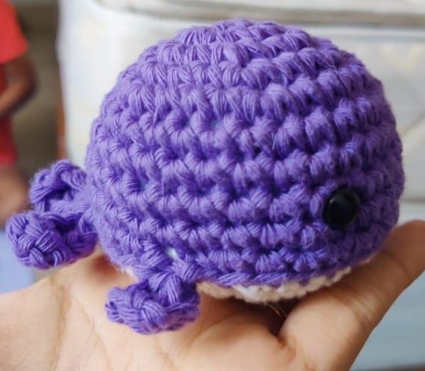 Crochet Kit (Baby Whale) - Purple
