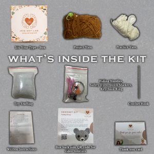 CROCHET KIT (TEDDY) - BROWN - Image 3